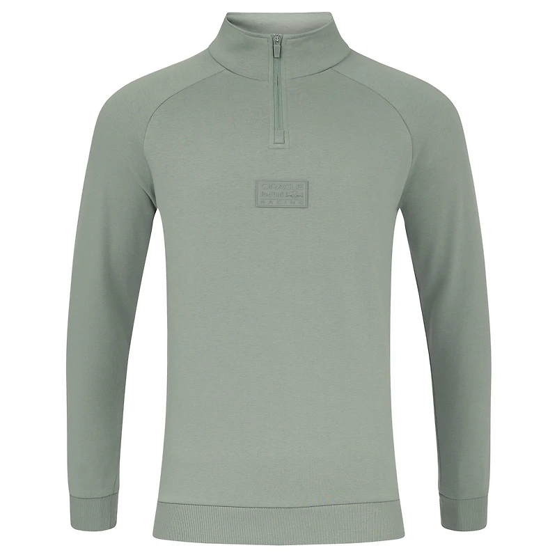 Sweat-shirt unisexe Red Bull Racing Mint 2025 à fermeture éclair quart de tour
