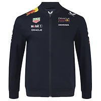 Unisex Red Bull Racing Navy Replica Full-Zip Bomber Jacket