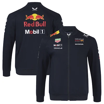 Unisex Red Bull Racing Navy Replica Full-Zip Bomber Jacket
