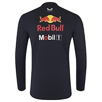 Veste intermédiaire Red Bull Racing Replica unisexe bleu marine à fermeture éclair quart de tour