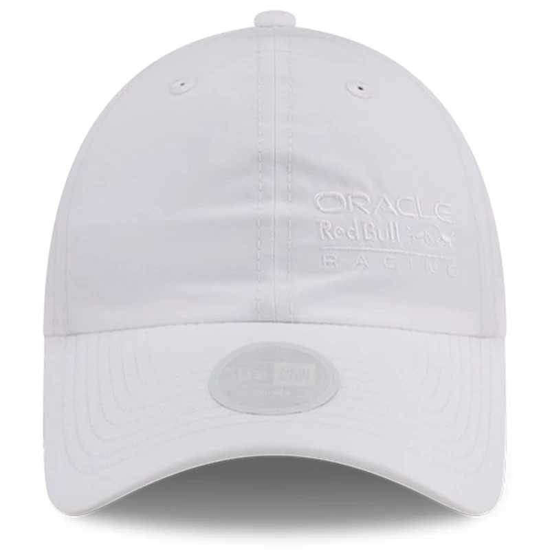 Women's New Era White Red Bull Racing 9FORTY Ponytail Adjustable Hat