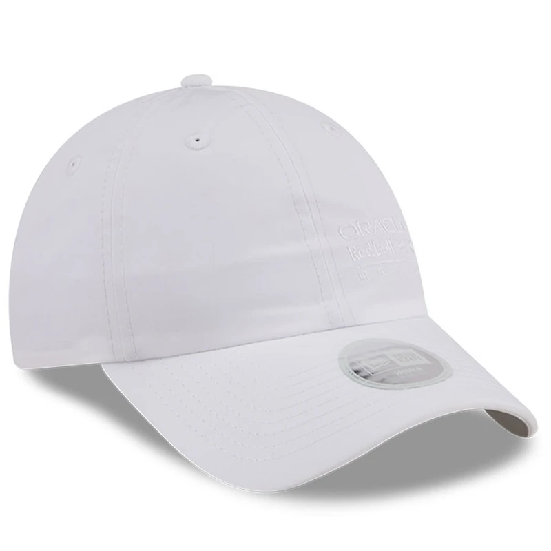 Women's New Era White Red Bull Racing 9FORTY Ponytail Adjustable Hat