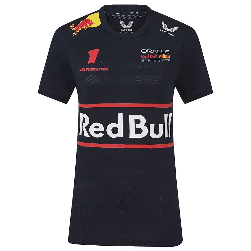 Women's Red Bull Racing Max Verstappen Navy Replica Driver T-Shirt
