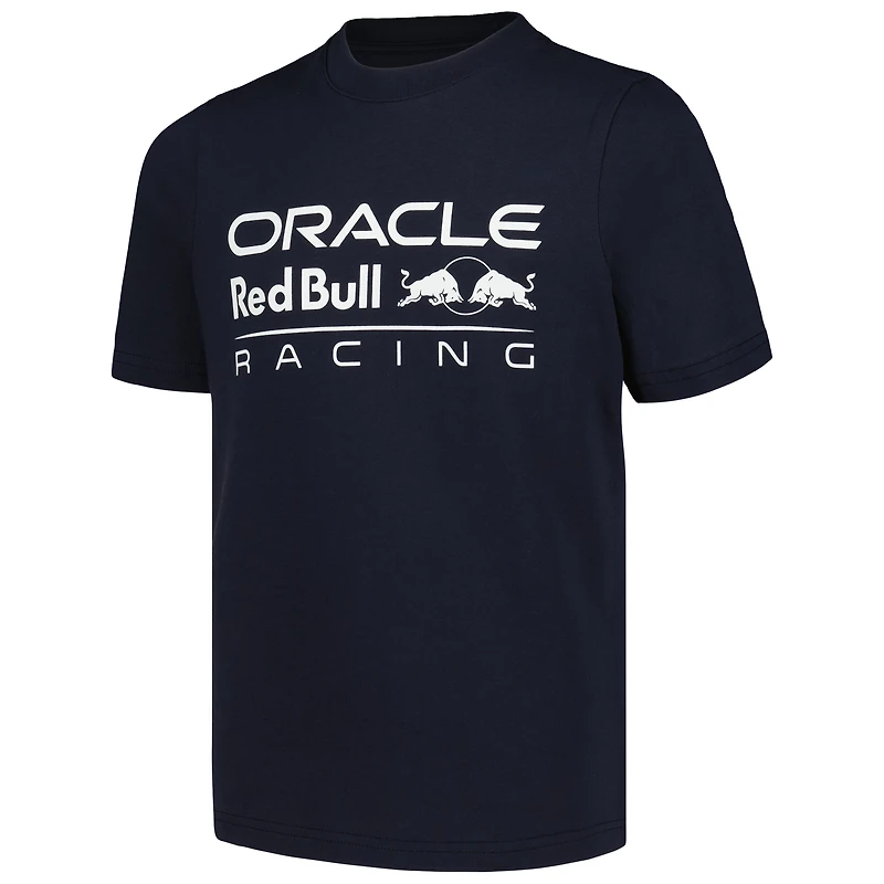 T-shirt à grand logo Castore pour jeunes, bleu marine, Red Bull Racing