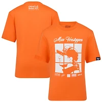 T-shirt puzzle pilote Red Bull Racing orange Max Verstappen pour jeunes