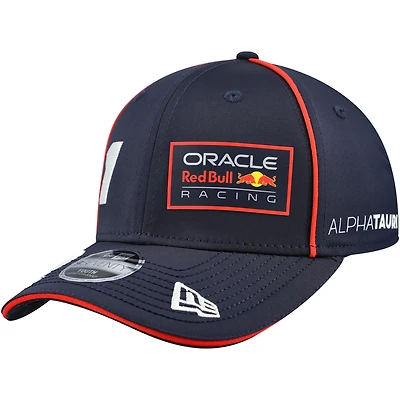 Youth New Era Max Verstappen Navy Red Bull Racing Replica Driver 9SEVENTY Stretch-Snap Hat