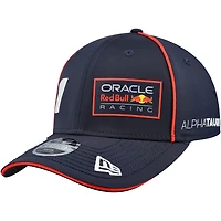Youth New Era Max Verstappen Navy Red Bull Racing Replica Driver 9SEVENTY Stretch-Snap Hat