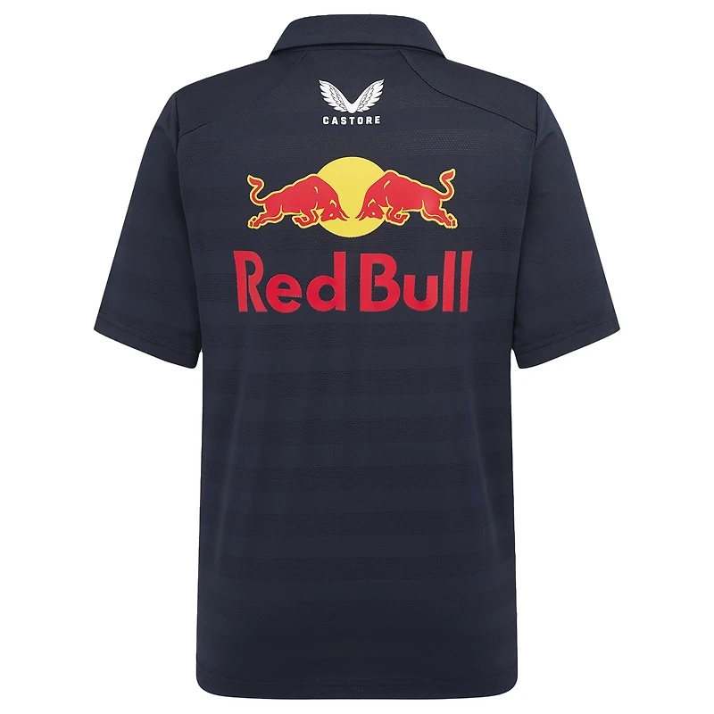 Polo pilote Red Bull Racing Max Verstappen bleu marine pour jeune