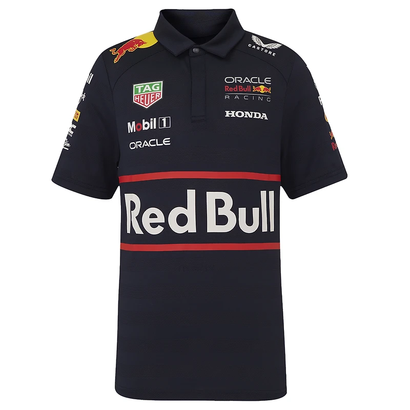Polo réplique Red Bull Racing bleu marine pour jeune