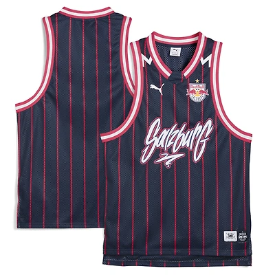 Maillot de basket-ball dryCELL bleu marine Puma Red Bull Salzbourg 2025 Coupe du Monde des Clubs la FIFA pour homme