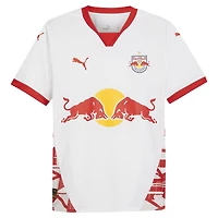 Men's Puma White Red Bull Salzburg 2024/25 Home Replica Jersey