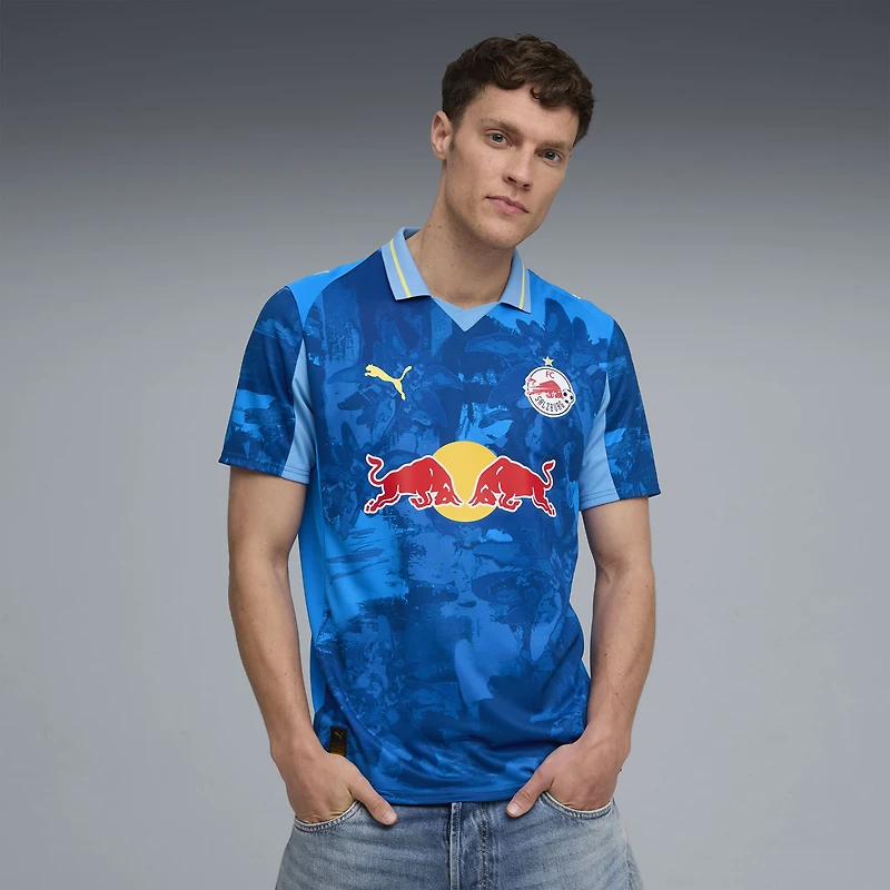Maillot réplique Puma x KidSuper bleu Red Bull Salzbourg 2025 Coupe du Monde des Clubs de la FIFA pour homme