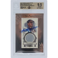 Carte relique encadrée en jersey gris Topps Allen & Ginter 2019 autographiée par Reggie Jackson California Angels #MFR-RJ Beckett Fanatics, certifiée 9,5/10