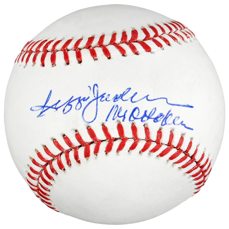 Ballon de baseball autographié par Reggie Jackson des Yankees de New York avec l'inscription « M. Octobre »