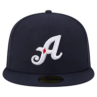 Casquette ajustée 59FIFTY pour homme de la collection Authentic Reno Aces New Era bleu marine
