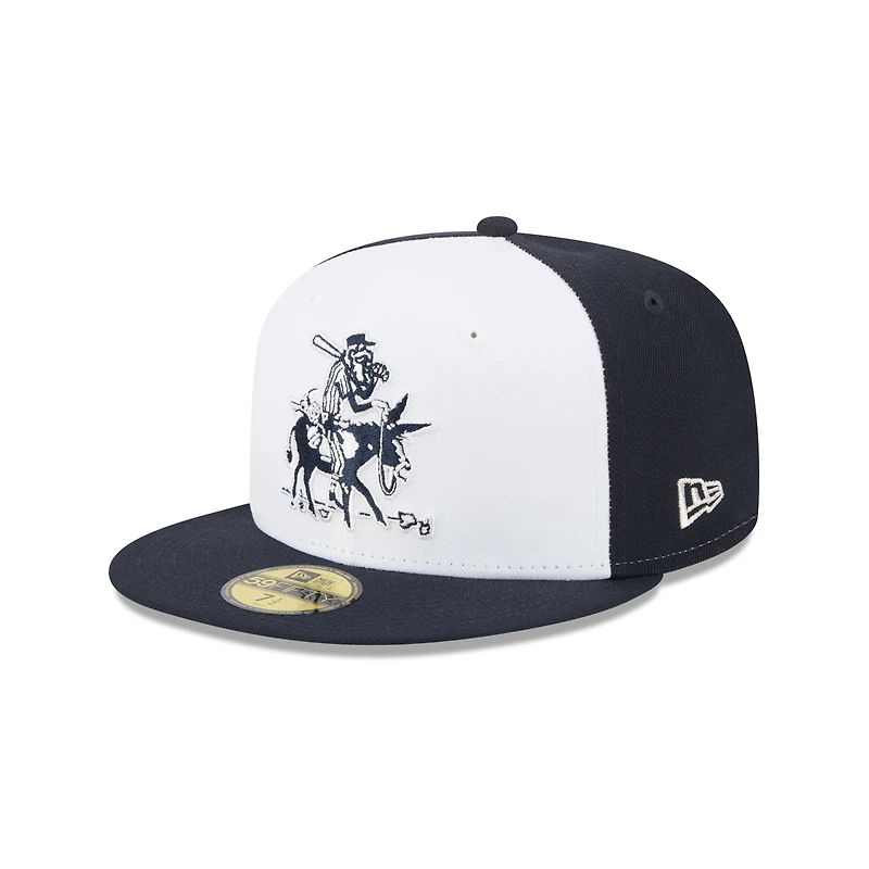 Casquette ajustée 59FIFTY blanche New Era pour homme