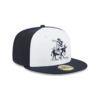 Casquette ajustée 59FIFTY blanche New Era pour homme