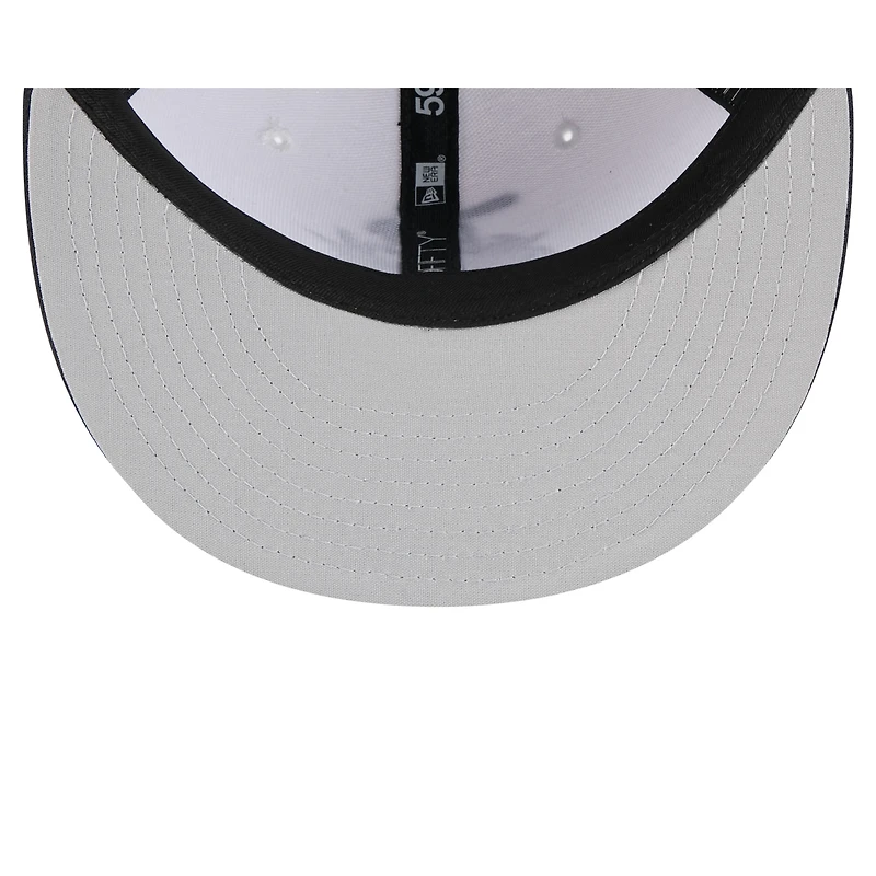 Casquette ajustée 59FIFTY blanche New Era pour homme