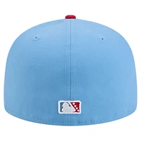 Casquette ajustée Reno Aces Copa de la Diversión 59FIFTY New Era bleu clair/rouge pour homme