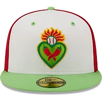 Casquette ajustée New Era Corazones De Reno Copa La Diversion 59FIFTY pour homme, blanc/vert