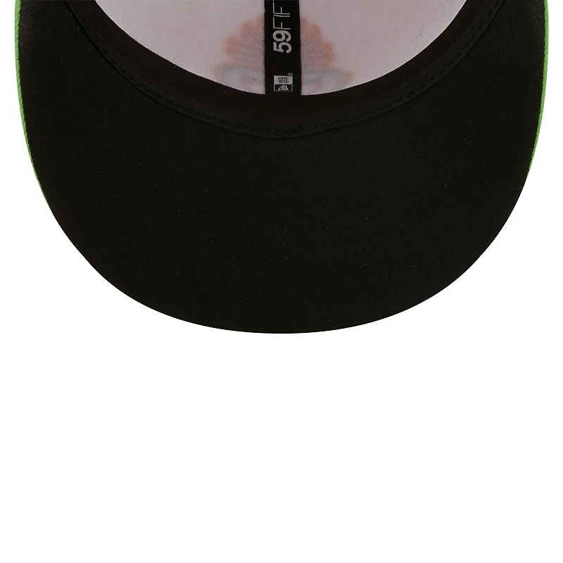 Casquette ajustée New Era Corazones De Reno Copa La Diversion 59FIFTY pour homme, blanc/vert