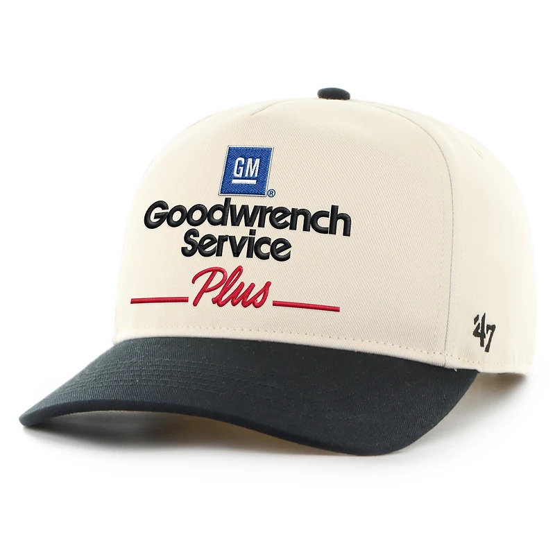 Casquette ajustable Richard Childress Racing Goodwrench Service Plus Hitch pour homme, coloris naturel/noir, 1947