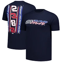 Men's Classic Ink Navy Richard Childress Racing 2-Spot Tri-Blend T-Shirt