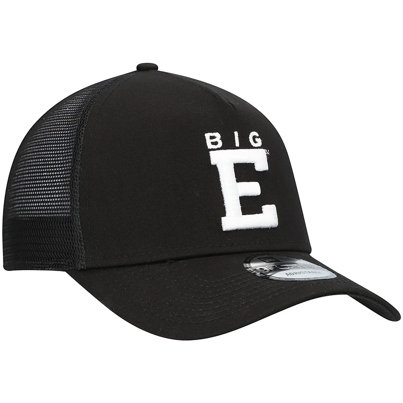 Casquette trucker ajustable New Era noire Richard Childress Racing Big E Legends 9FORTY A-Frame pour homme