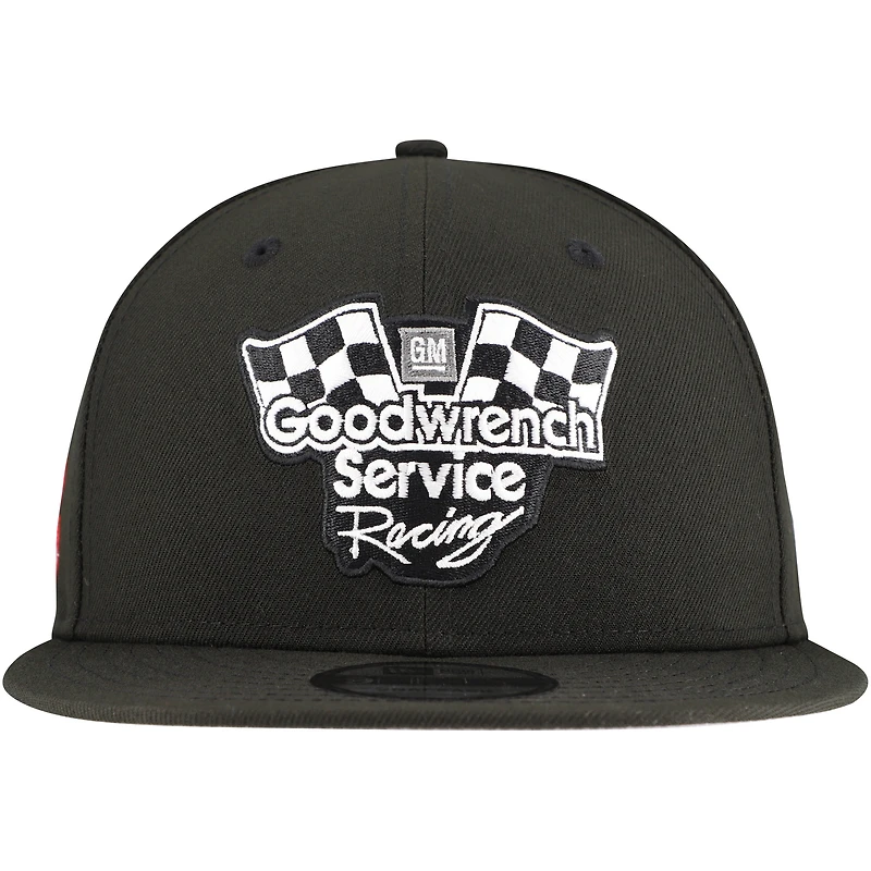 Casquette snapback New Era noire pour homme Richard Childress Racing Goodwrench 9FIFTY