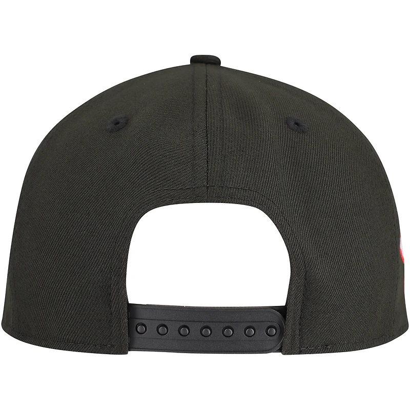 Men's New Era Black Richard Childress Racing Goodwrench 9FIFTY Snapback Hat