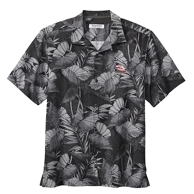 Chemise boutonnée Tommy Bahama Black Dale Earnhardt Coast Nuevo Fronds IslandZone pour homme