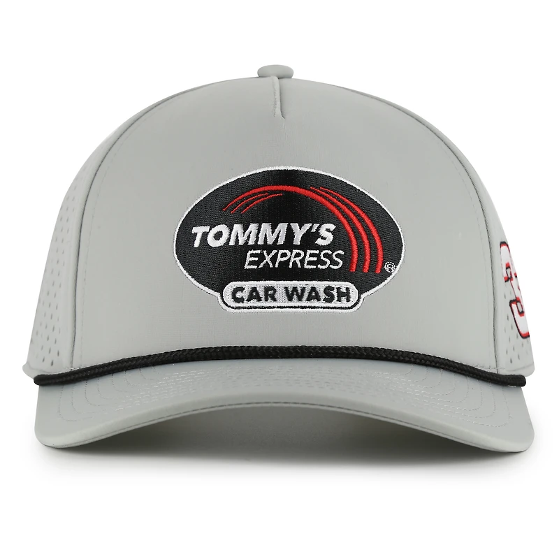 Unisex The Game Cleetus McFarland Gray Richard Childress Racing #33 Tommy's Express Car Wash Rope Adjustable Hat