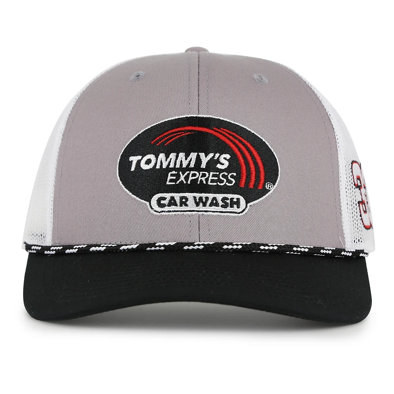 Unisex The Game Cleetus McFarland Gray Richard Childress Racing Two-Tone Rope Trucker Hat
