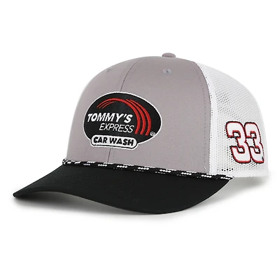 Unisex The Game Cleetus McFarland Gray Richard Childress Racing Two-Tone Rope Trucker Hat