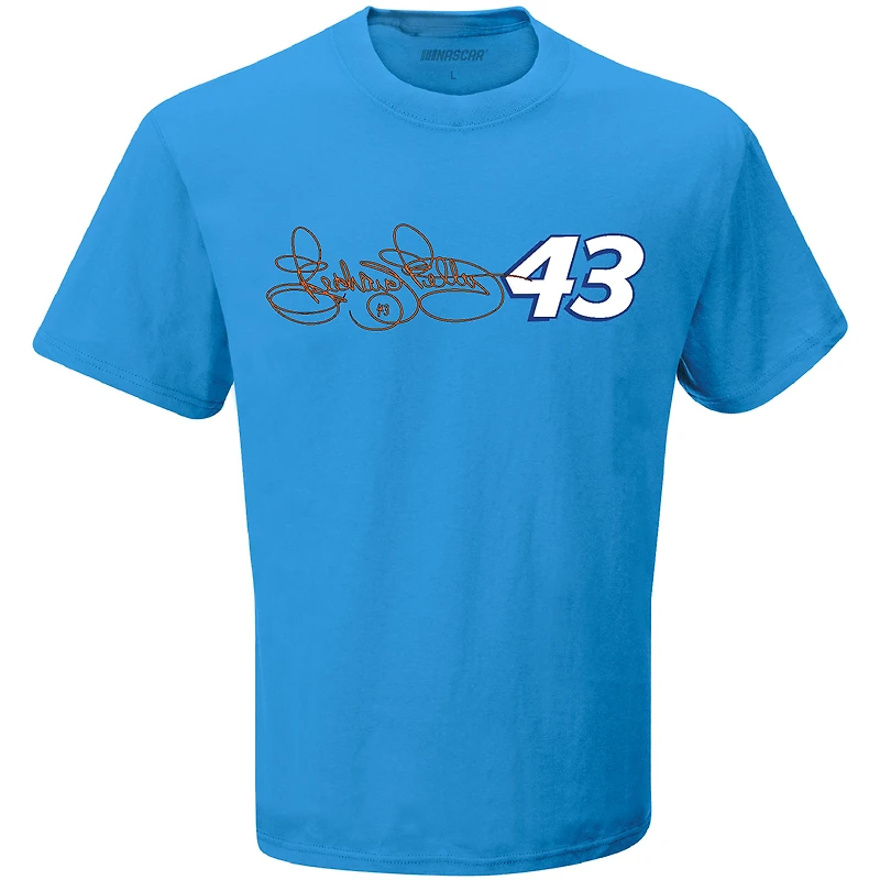 T-shirt pour homme LEGACY Motor Club Team Collection bleu Richard Petty sept fois champion