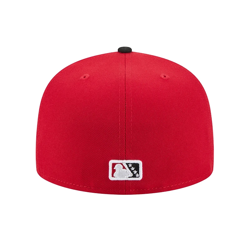 Men's New Era  Red Richmond Flying Squirrels Theme Nights 59FIFTY Fitted Hat