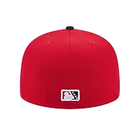 Men's New Era  Red Richmond Flying Squirrels Theme Nights 59FIFTY Fitted Hat