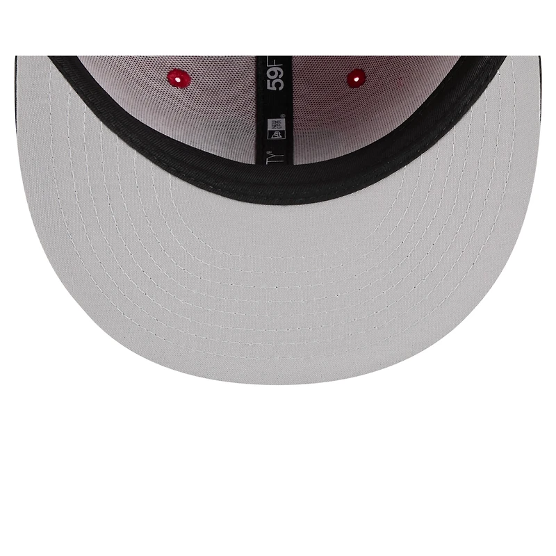 Men's New Era  Red Richmond Flying Squirrels Theme Nights 59FIFTY Fitted Hat