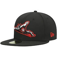 Men's New Era White Richmond Flying Squirrels Authentic Collection Alternate Logo 59FIFTY Fitted Hat