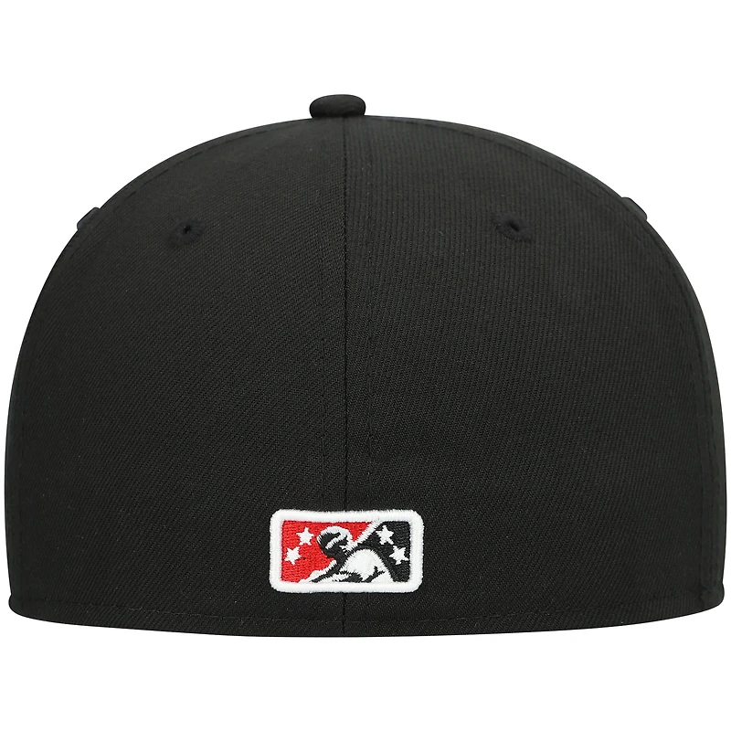 Casquette ajustée 59FIFTY avec logo alternatif Richmond Flying Squirrels pour homme New Era, blanche
