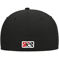 Casquette ajustée 59FIFTY avec logo alternatif Richmond Flying Squirrels pour homme New Era, blanche