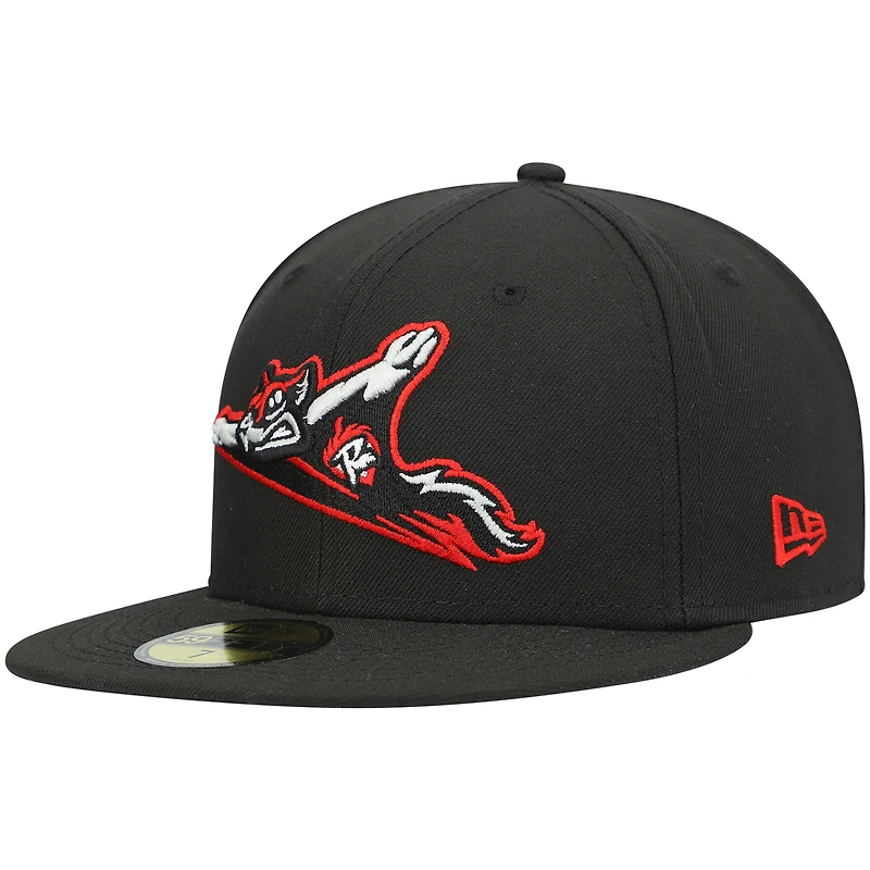 Casquette ajustée pour homme Richmond Flying Squirrels Authentic Collection Team Home 59FIFTY New Era noire