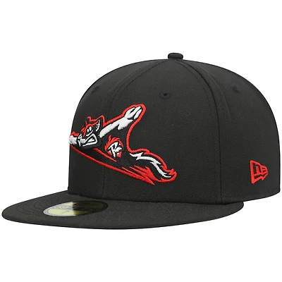 Men's New Era White Richmond Flying Squirrels Authentic Collection Alternate Logo 59FIFTY Fitted Hat