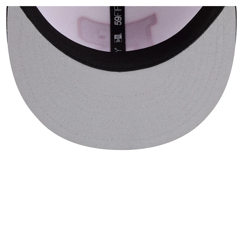 Casquette ajustée New Era rouge et blanche Richmond Flying Squirrels Minor League Theme Nights pour homme (modèle 59FIFTY)