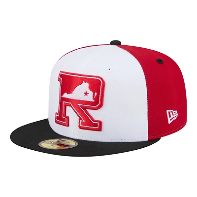 Men's New Era  Red/White Richmond Flying Squirrels Minor League Theme Nights 59FIFTY Fitted Hat