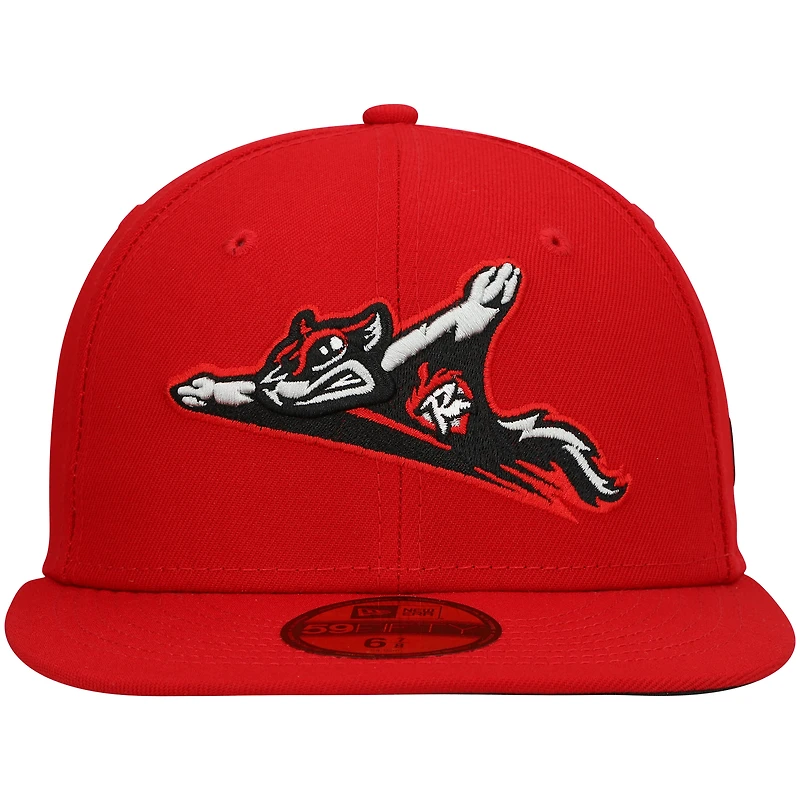 Casquette ajustée pour homme Richmond Flying Squirrels Authentic Collection Road 59FIFTY rouge New Era