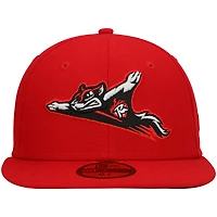 Casquette ajustée pour homme Richmond Flying Squirrels Authentic Collection Road 59FIFTY rouge New Era