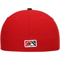 Men's New Era White Richmond Flying Squirrels Authentic Collection Alternate Logo 59FIFTY Fitted Hat