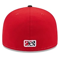 Men's New Era White Richmond Flying Squirrels Authentic Collection Alternate Logo 59FIFTY Fitted Hat