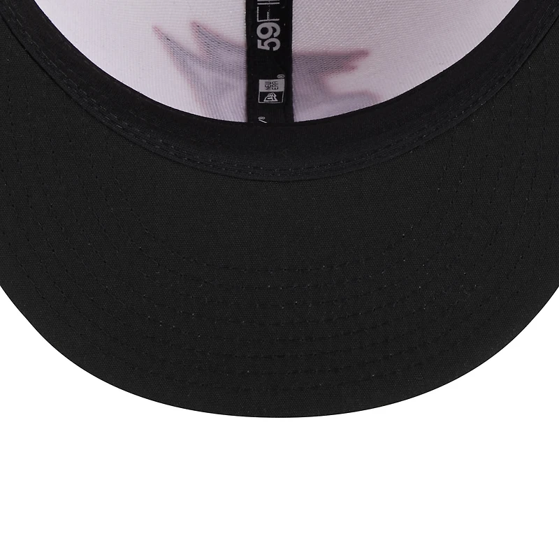 Men's New Era White Richmond Flying Squirrels Authentic Collection Alternate Logo 59FIFTY Fitted Hat